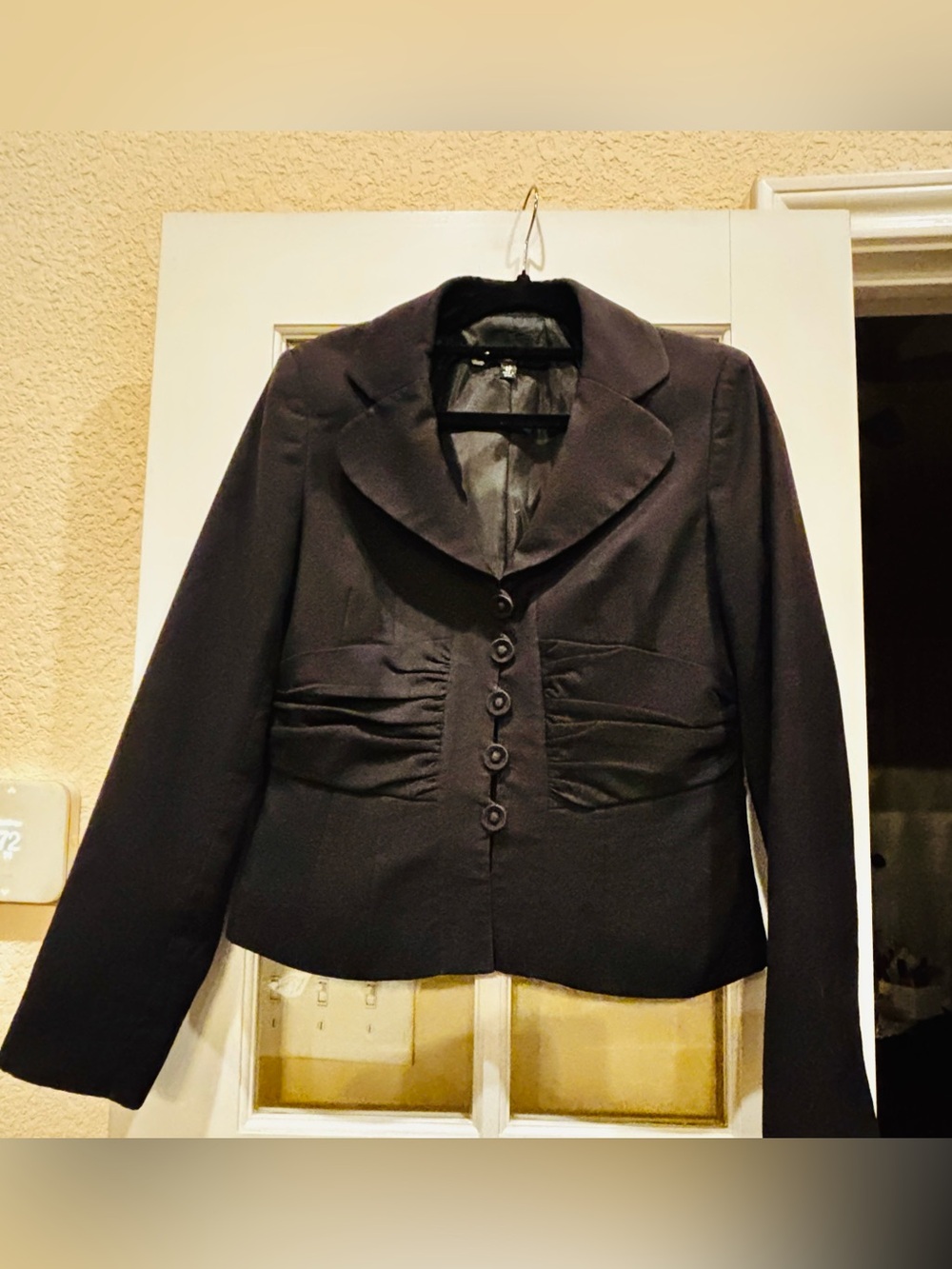 Nine West Black Button-Front Tailored 2 piece suit